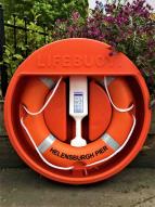 Standard Lifebuoy Housing with Personalised Lifebuoy and line